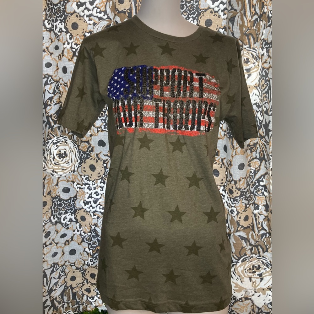 SUPPORT OUR TROOPS tee